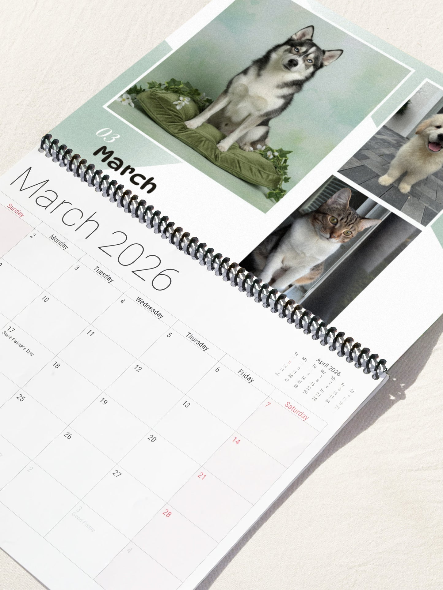 The Moriarty Family Calendar